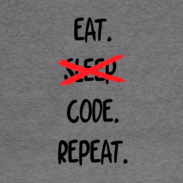 Eat Sleep Code Repeat by mathikacina